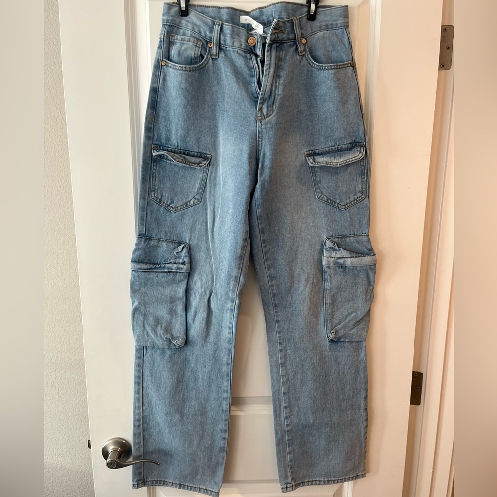 Altar’d state wide leg high-rise cargo jeans